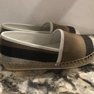 Burberry Kids Checked Espadrilles